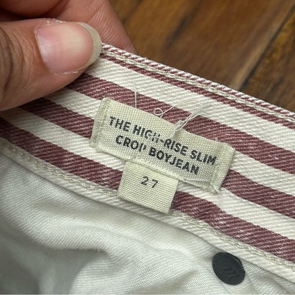 Madewell White and Brown Bermuda Shorts - Picture 4 of 6